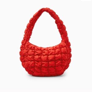 NWT COS Red Quilted Shoulder Bag SOLD OUT Color